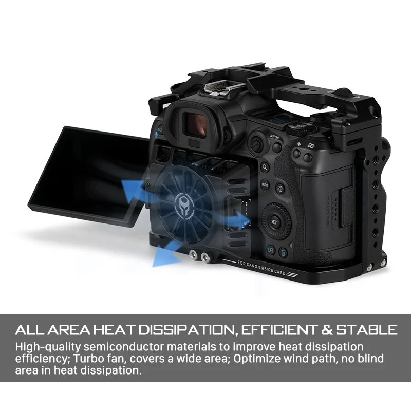 

Радиатор охлаждения для камеры CANON R5/R6, TILTA TA-CS-B