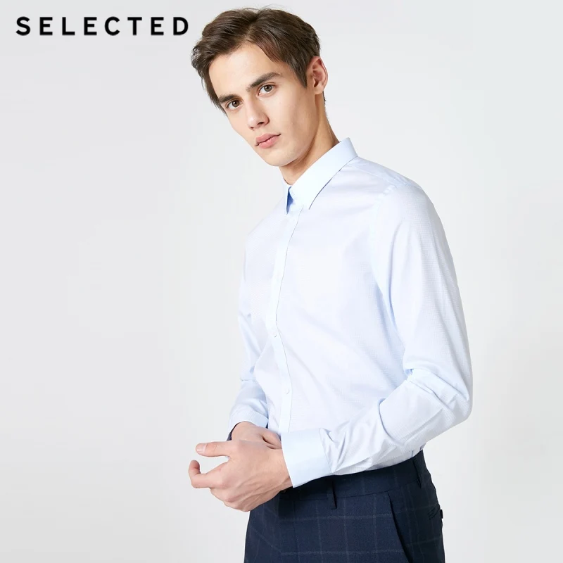 Мужская приталенная футболка из 100% хлопка с длинными рукавами и рисунком гусиные