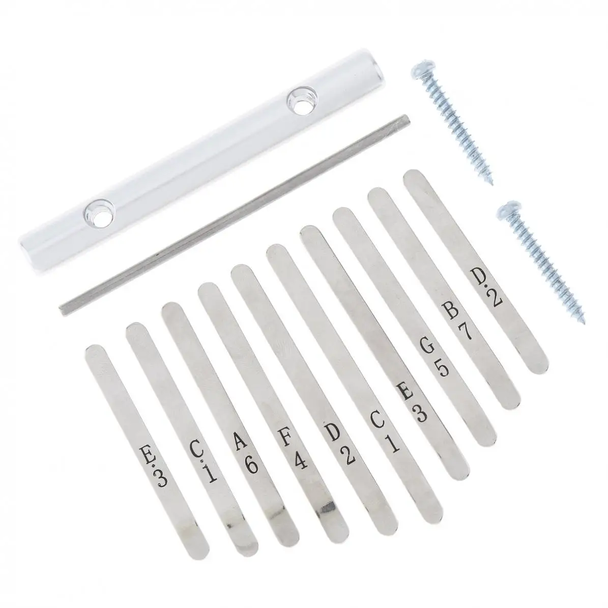 10 Ключ животных Форма калимба DIY Kit липа игрушечное пианино Mbira для картина ручной