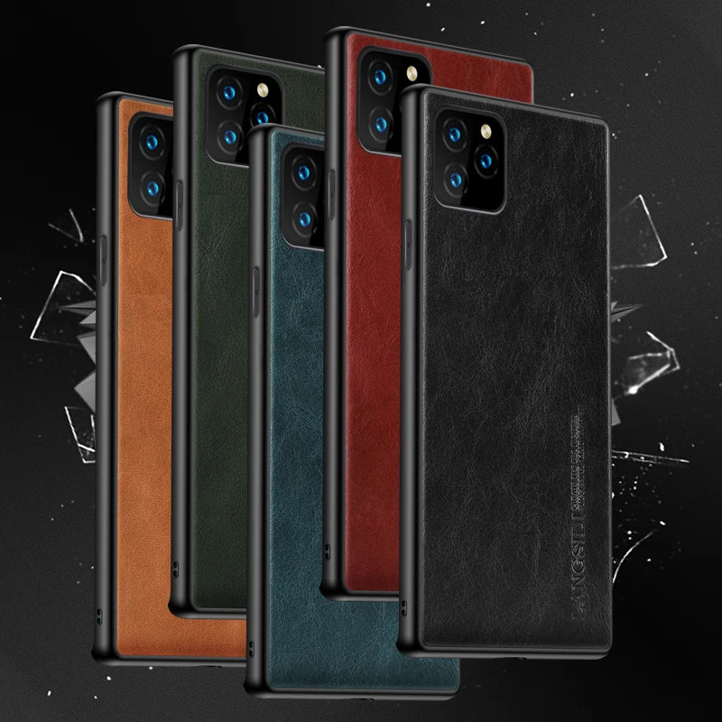 Чехол из натуральной вощеной кожи для Apple iphone 13 Pro Max 12 Mini 11 X XR XS 6 мобильный телефон