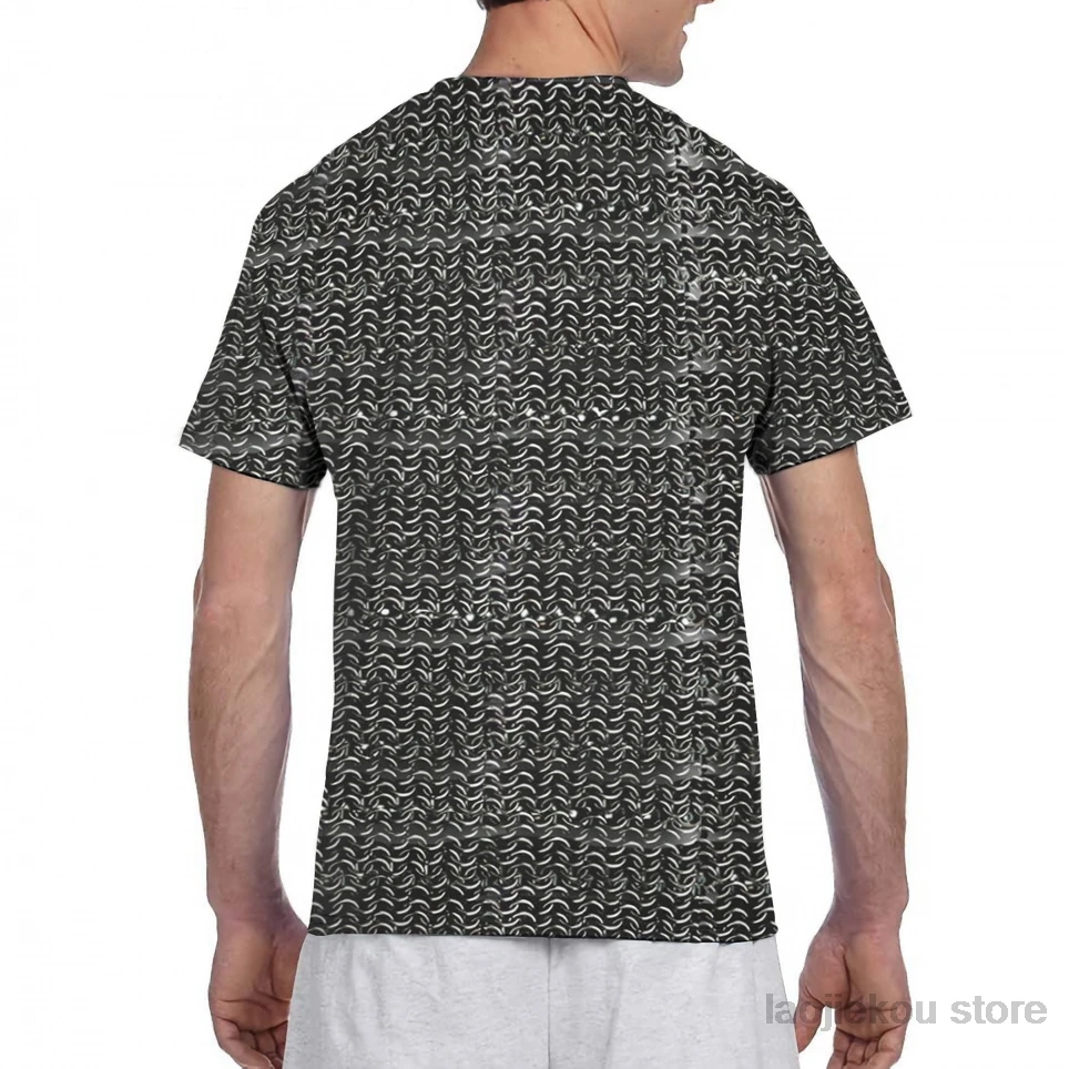 Chainmail, средневековые доспехи, художественная Мужская футболка, женская модная футболка с принтом для девочек, футболки для мальчиков, летние футболки с короткими рукавами