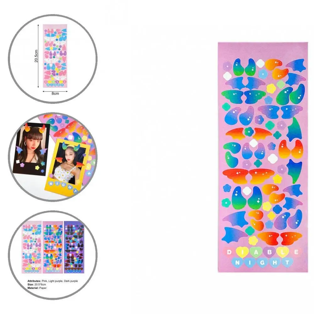 

Очаровательные милые кошачьи и кроличьи ушки, блестящие наклейки s, цветные наклейки, восхитительные фотографии