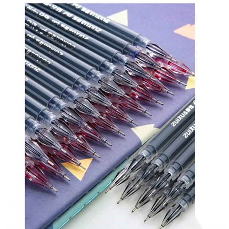 12 шт./лот креативная гелевая ручка с иглами и алмазной головкой 0 38 мм