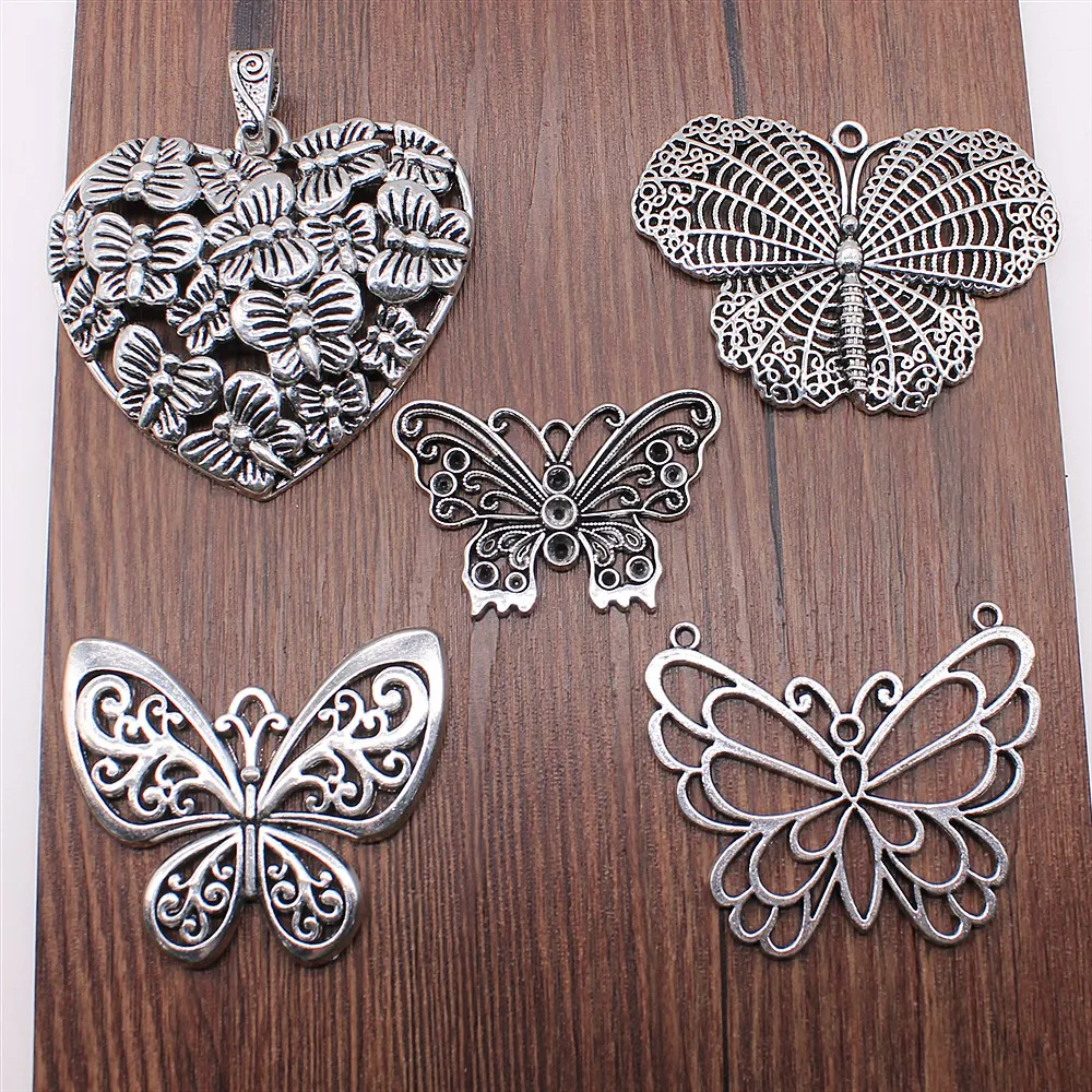 1 шт. подвески бабочки DIY ювелирные изделия фурнитура для изготовления ювелирных