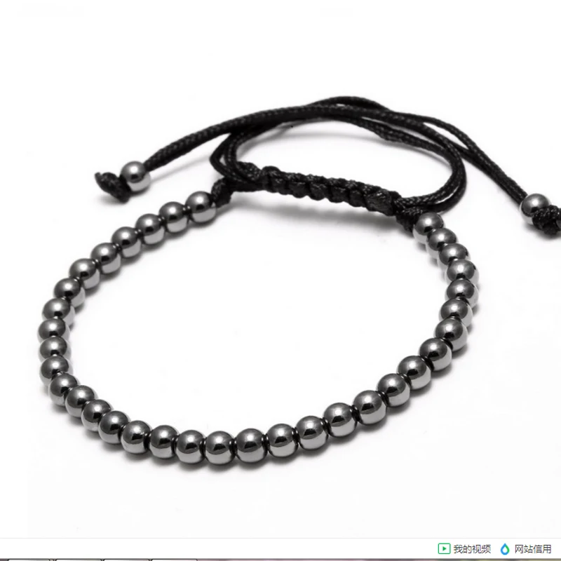 Браслеты из нержавеющей стали для мужчин и женщин ювелирные украшения бисера под