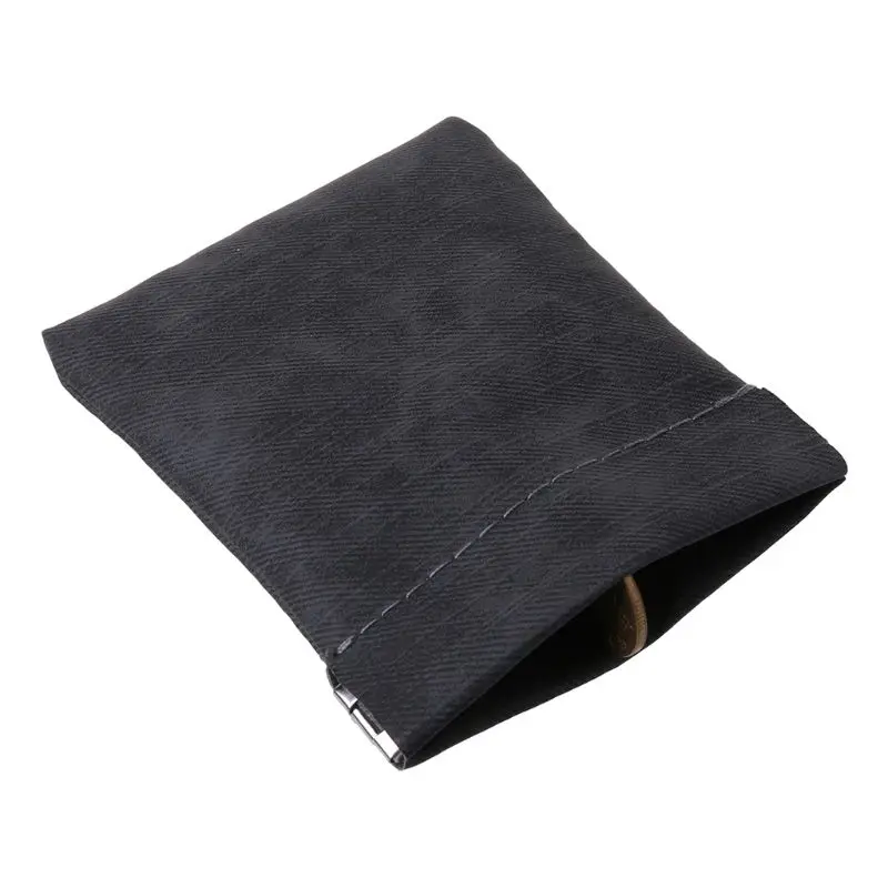 Мини-кошелек для мелочи из матовой кожи с металлической пружинной застежкой A69F |