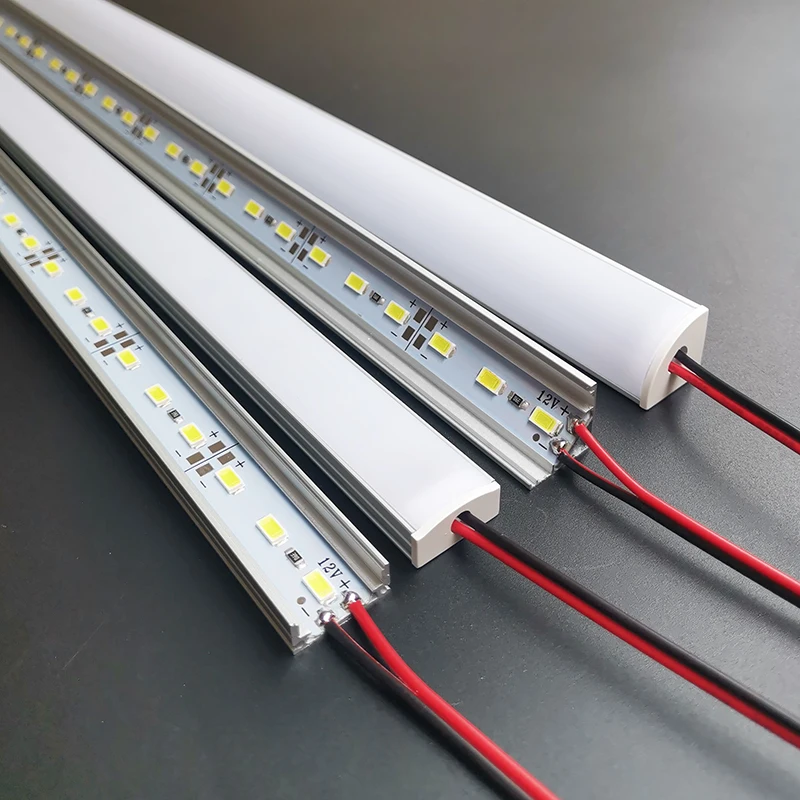 1-28 шт./лот прозрачная Алюминиевая СВЕТОДИОДНАЯ крышка 12 в пост. Тока 5730 SMD 36