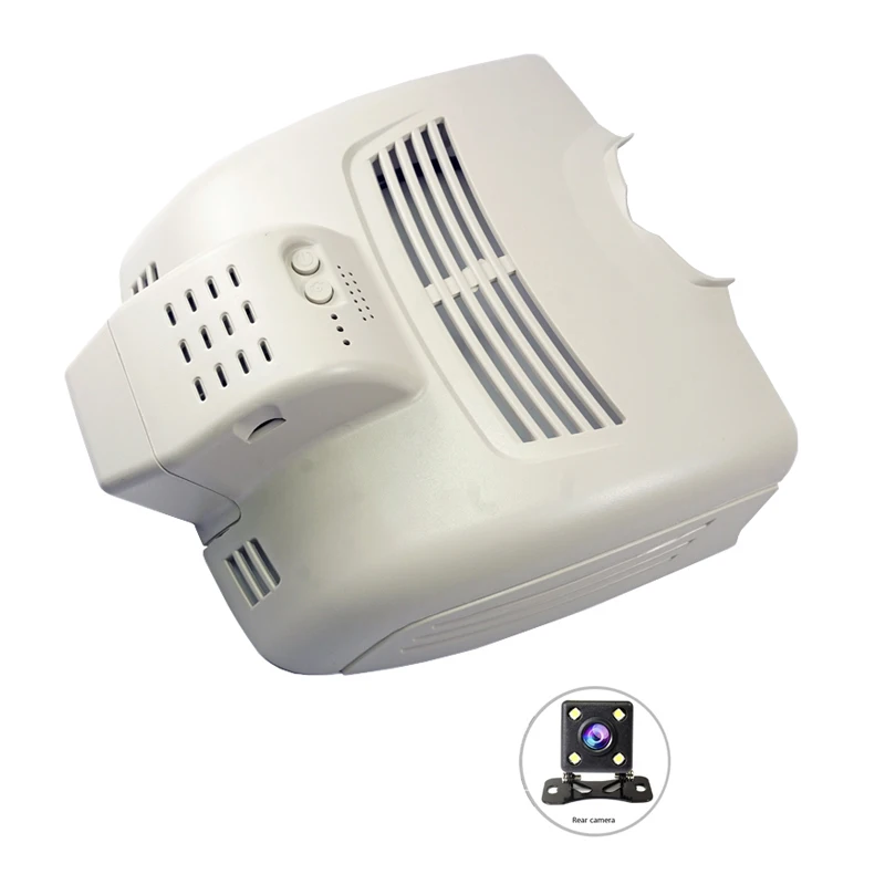 Novatek 96655 1080P WiFi приложение управление двойной Лен Автомобильный видеорегистратор для Mercedes Benz GLS серии CLS260 CLS320 Автомобильный регистратор - Название цвета: Dual lens-Beige