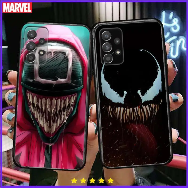 

Marvel Venom Man Cool Phone Case Hull For Samsung Galaxy A70 A50 A51 A71 A52 A40 A30 A31 A90 A20E 5G a20s Black Shell Art Cell C
