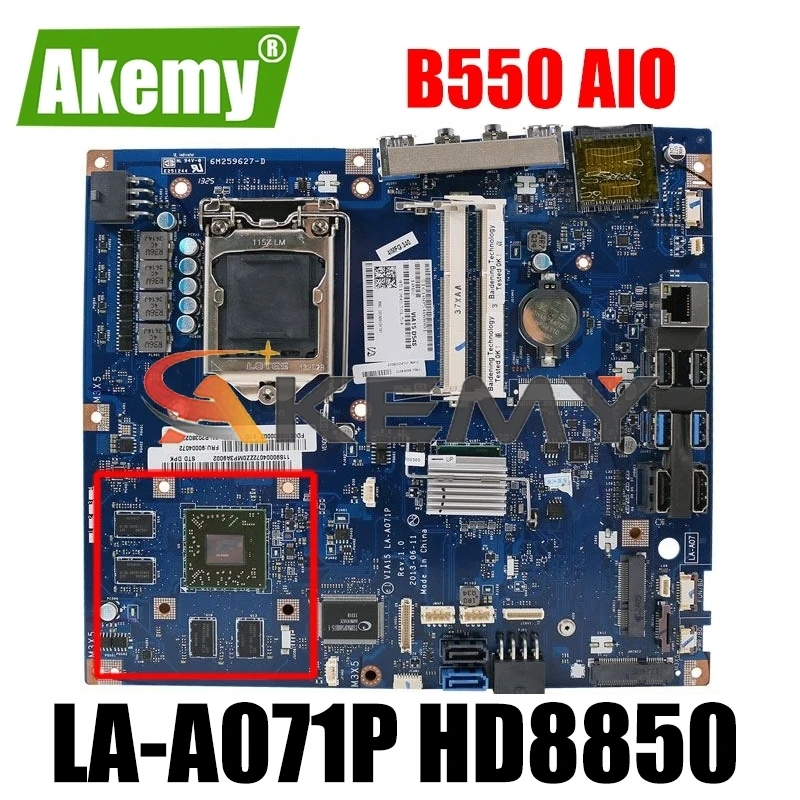     Lenovo B550 AIO Intel   VIA15 LA-A071P FRU 90004107 2G_HD8850 100%   