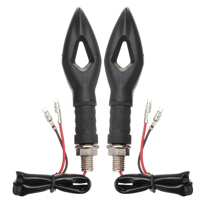 2 шт. поворотники для мотоциклов алмазные указатели поворота светодиодные