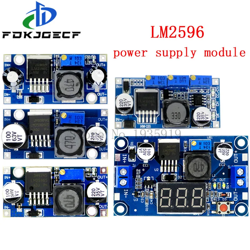 LM2596 LM2596HVS модуль питания DC-DC бак 3A настраиваемый понижающий модуль-регулятор ultra LM2596S понижающий 24 В Переключатель 12 В 5 в 3 в