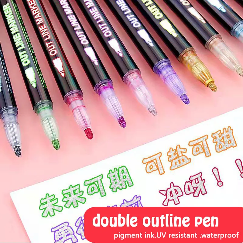 Чернила Pingment устойчивые к УФ-излучению водонепроницаемая маркерная ручка с