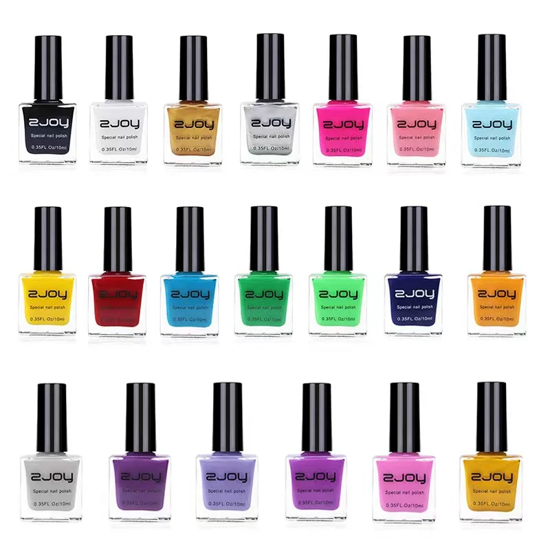 

20 Colors Gel Nail Polishes Lacquer Gel Base and Top Coat Nail Polish Nail Stamping Gel Polish Nail Print Stamping Nails Art