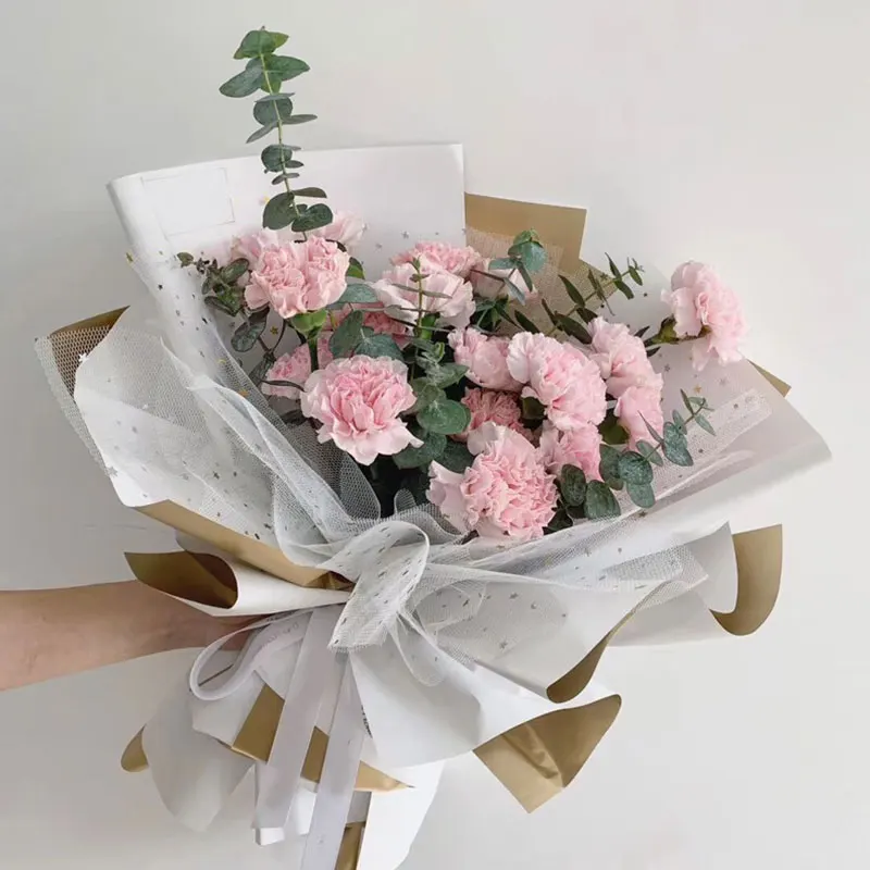 

Korea Style Flower-wrapped Net Yarn Mesh Wrapping Paper Decorative Xingyue Yarn DIY Packaging Materials Florist Supplies
