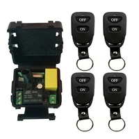 433mhz wireless remote control light switch ac220v 1ch 10a relay output radio receiver modulebelt buckle transmitter