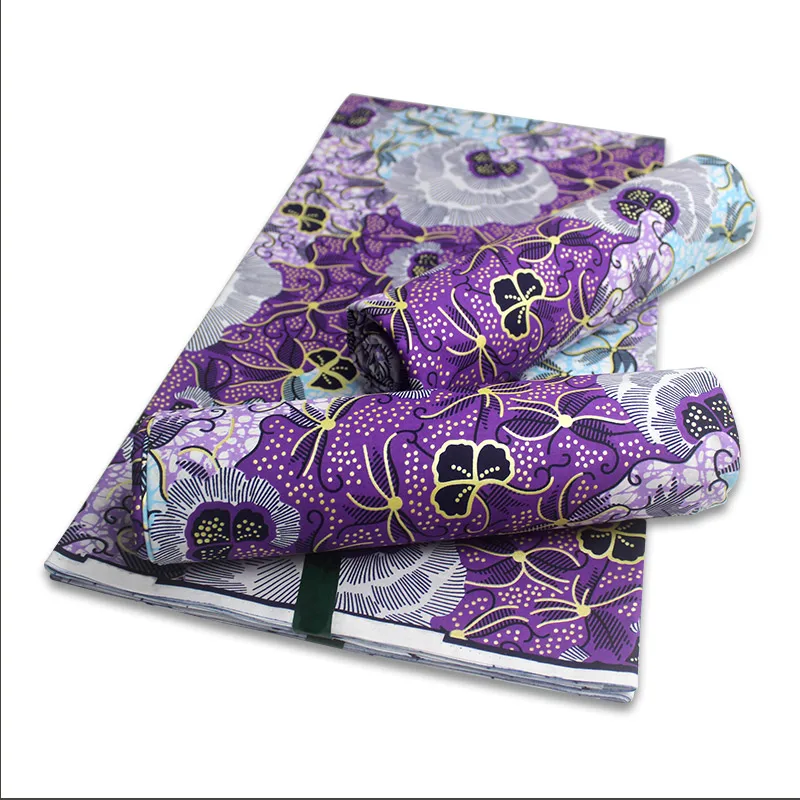 

Veritable Golden African Wax Prints Ankara Fabric Ghana 100% Cotton African Fabric Real Nigeria Wax Fabric 6yards Y1010-3