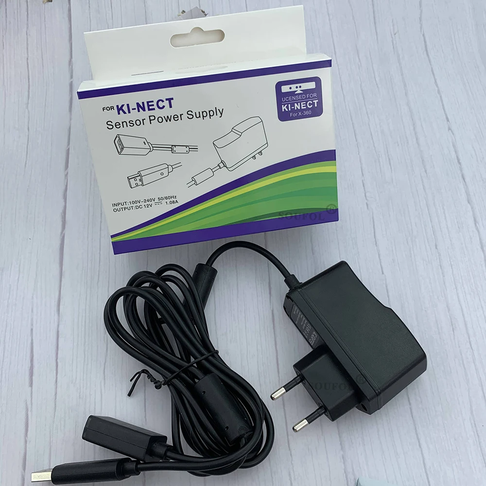 Прямая поставка новый блок питания переменного тока EU/US для Xbox 360 XBOX Kinect Sensor -