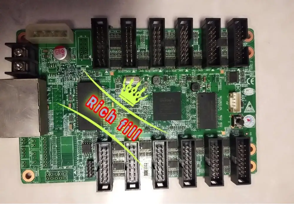 Linsn RV908(RV908M32) Система управления светодиодным дисплеем приемная карта поддержка