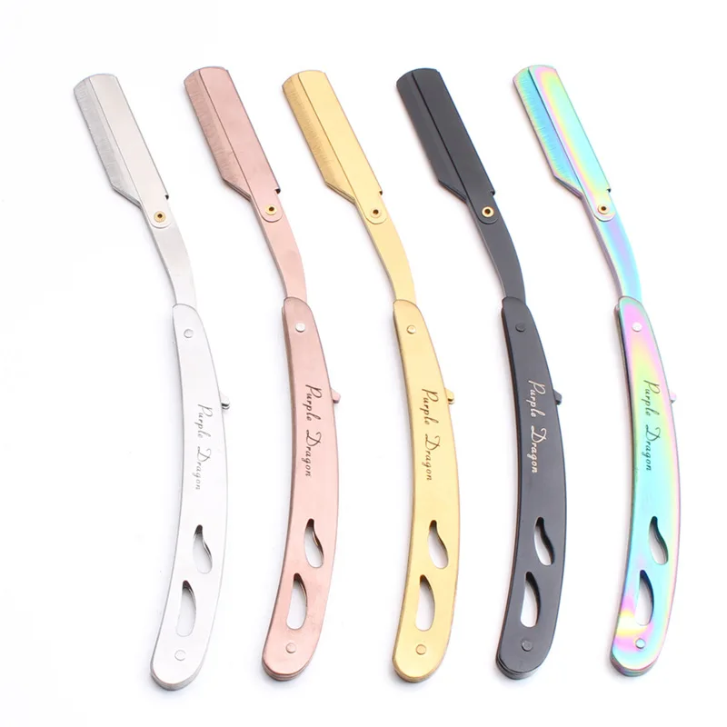 14*2 см 1 шт. профессиональный Мужской прямой парикмахерский стальный складной нож