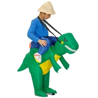 2021 party birthday gift boys girls toy inflatable dinosaur costume children size dino rider t rex halloween costume for kids