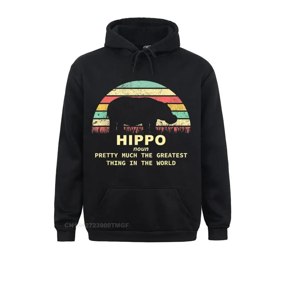 

Vintage Hippo Hoodie Funny Definition Hippopotamus Hoodie Hoodies For Men Design Newest Sportswears Long Sleeve