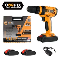 coofix 16v 18v electric lithium battery drill household cordless drill electric screwdriver mini wireless power driver tools