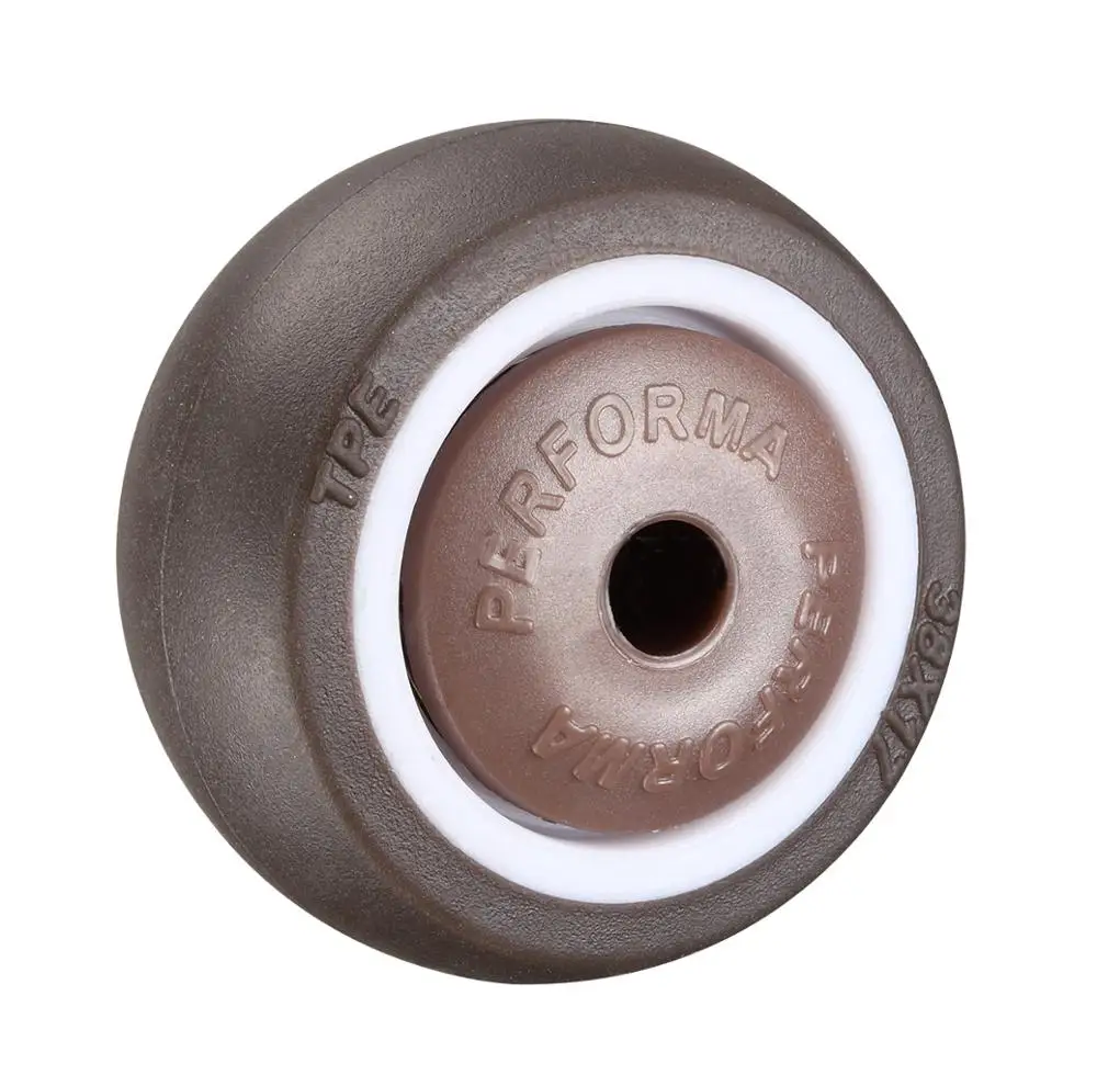 

5pcs/Lot Office Chair Caster Wheels 1.5/2 Inch Swivel Caster Wheels Soft Rubber TPE Caster Wheels Replacement Furniture Hardware