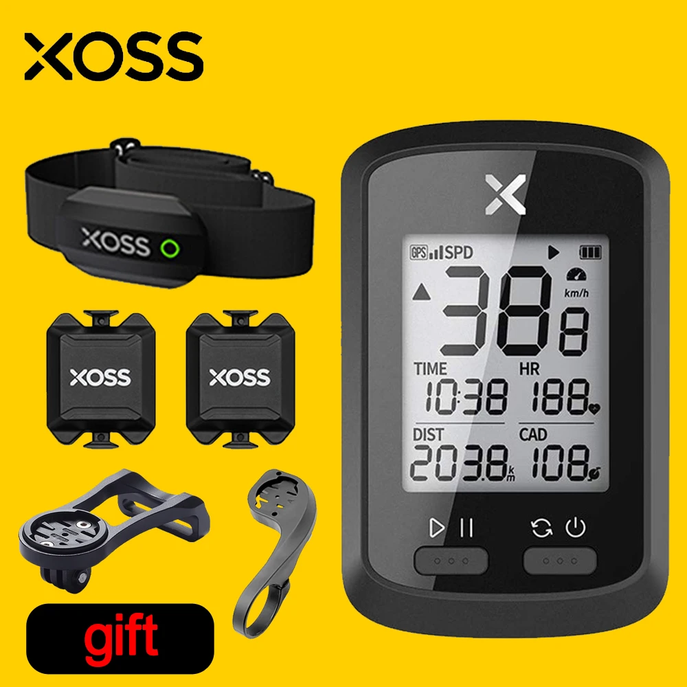 Велосипедный компьютер XOSS G + беспроводной GPS Спидометр Водонепроницаемый дорожный велосипед MTB велосипед Bluetooth велосипедные компьютеры велосипедный одометр - изображение