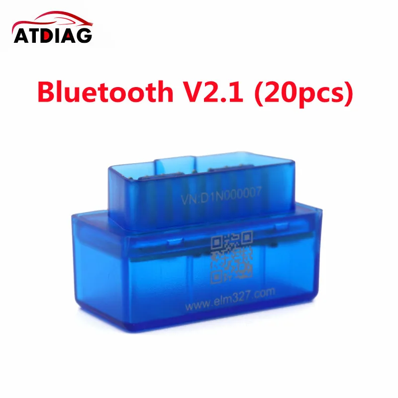 2022 20 шт. Bluetooth V1.5/V2.1 Мини Elm327 obd2 сканер OBD Автомобильный диагностический