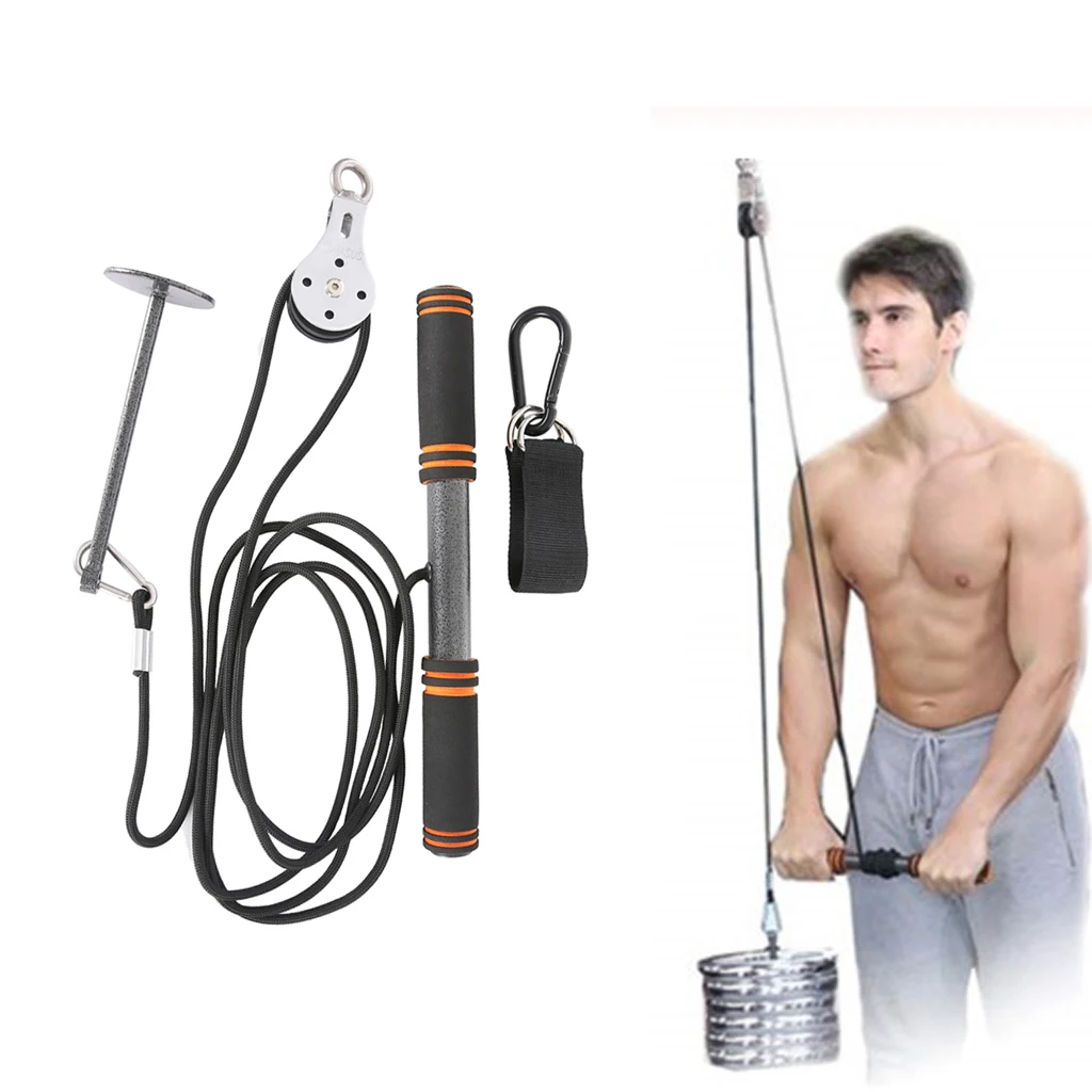 Трицепс-тренажер для бицепсов вытяжной канат рука шкив кабельная система | Спорт