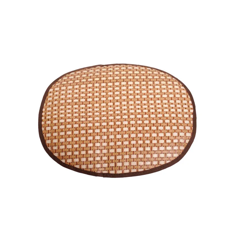 Dog Pet Breathable Sleeping Mat Bed Puppy Cat Doggie Cooling Pad Cushion Oval Grid Bamboo Mats High Quality | Дом и сад