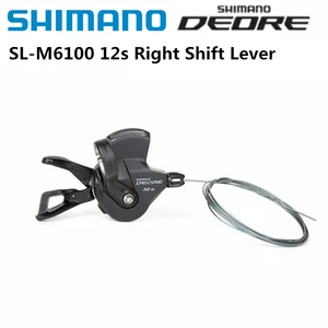 Рычаг переключения передач SHIMANO DEORE SLX XT M6100 M7100 M8100 M5100 2x12 s, для горного велосипеда, 12 Скоростей, оригинал, SHIMANO