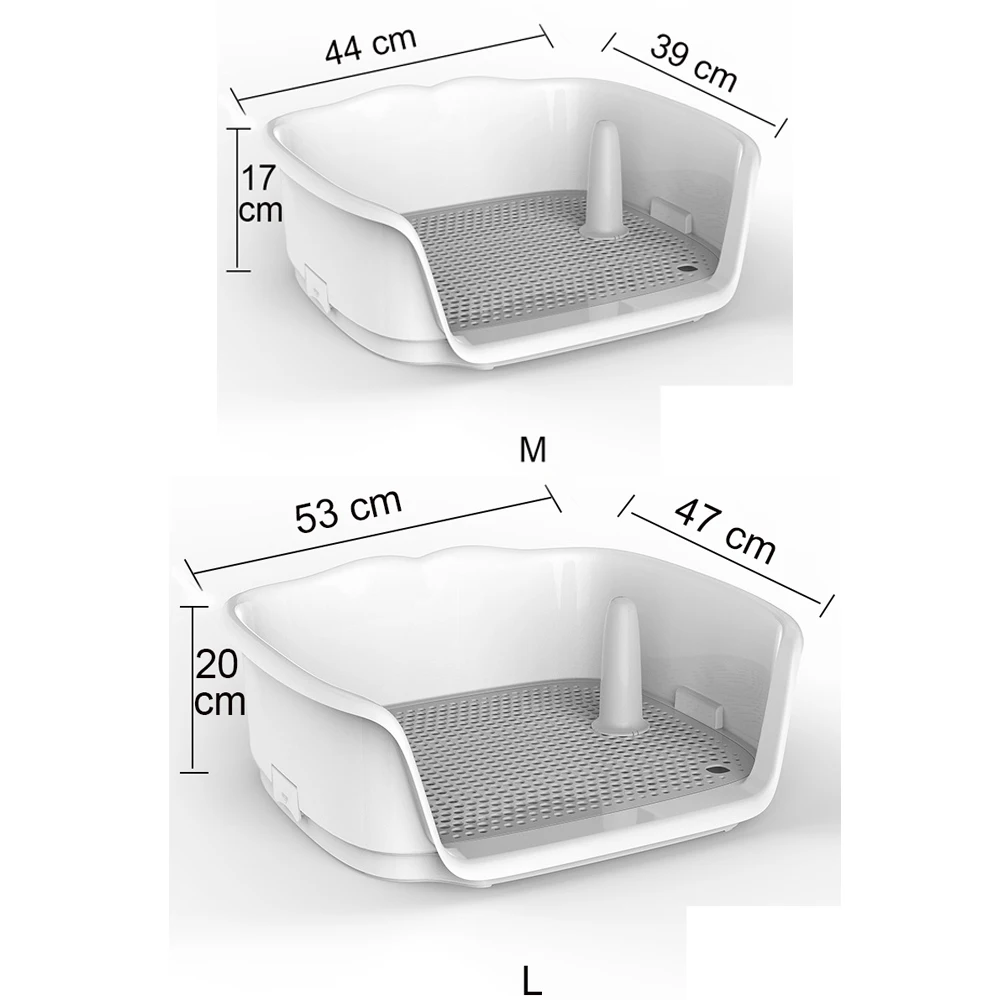 Portable Teach Cat Dog Toilet Plastic Double Layer Pad Training Puppy Pee For Small Dogs Pet Self Cleaning |