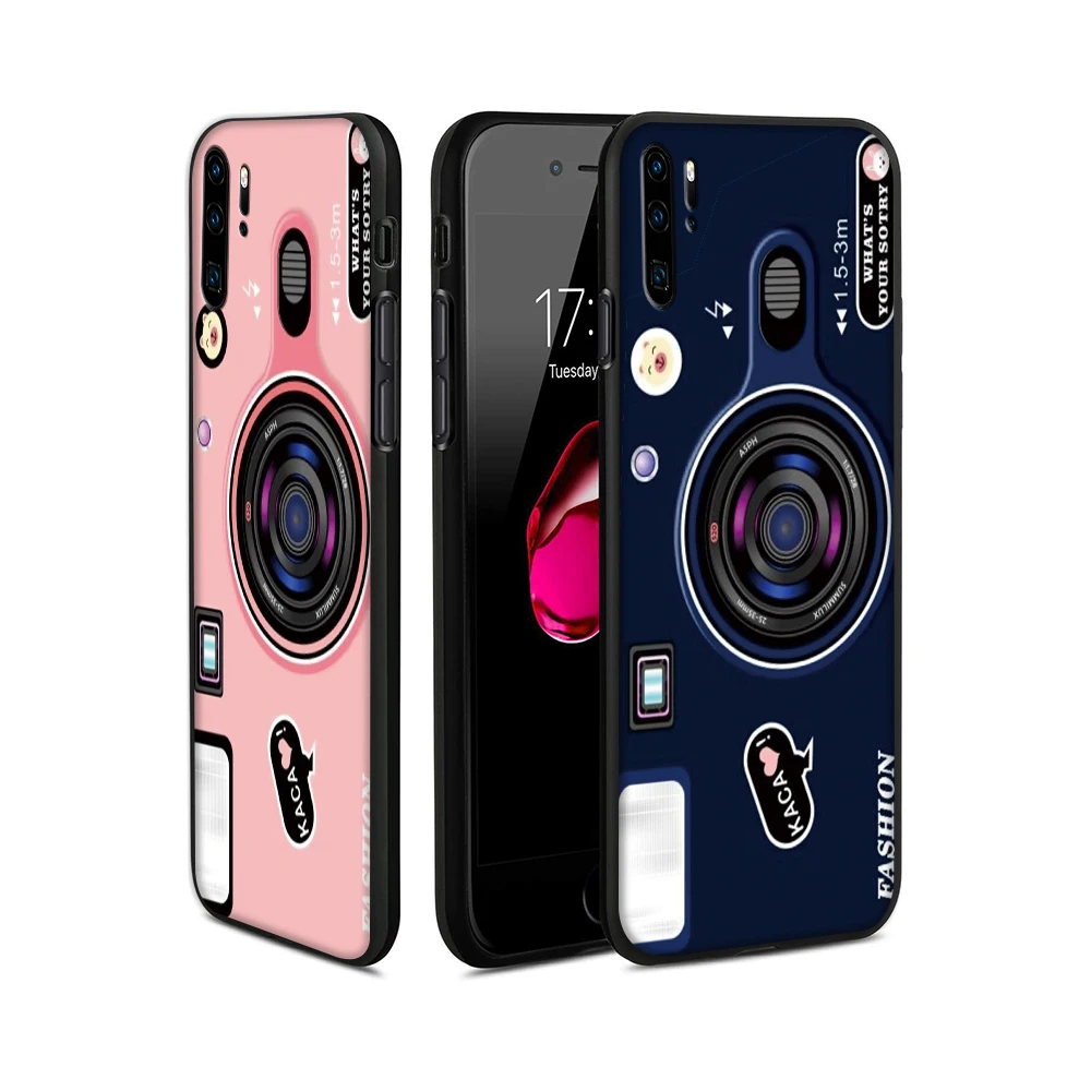 Для huawei P8 P9 P10 Lite Mini P20 P30 Pro камера силиконовый защитный чехол из ТПУ для телефона