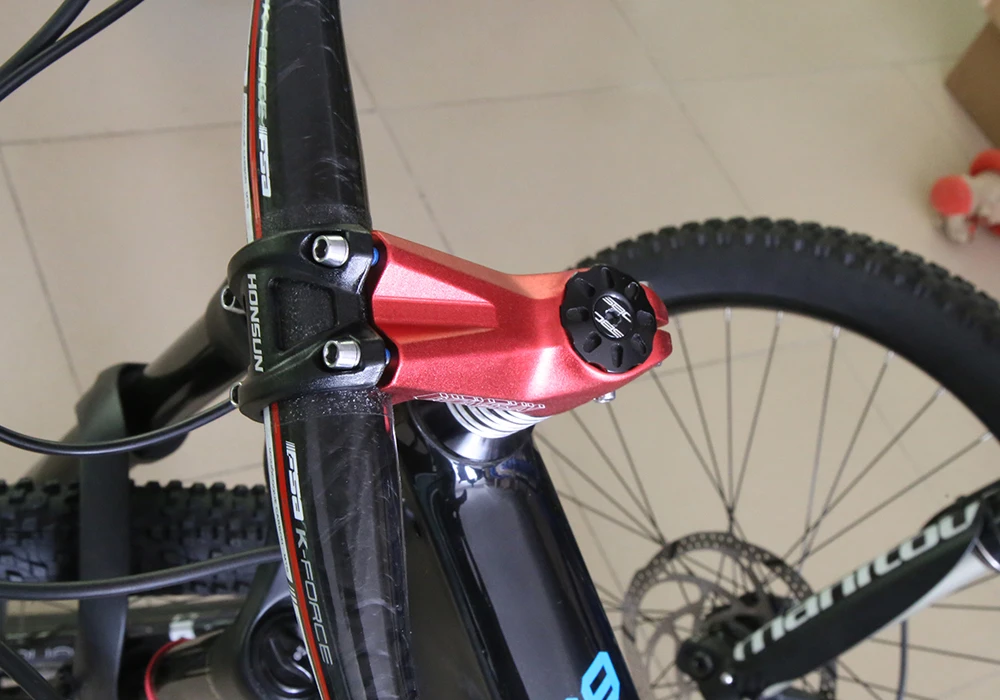 PROHONSUN 80 мм ±7° Высокопрочный легкий 31,8 мм стержень для XC MTB Горный шоссейный велосипед часть Руль стояк 7 градусов