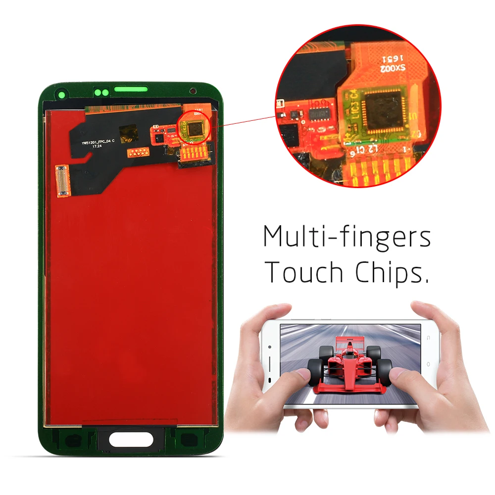 

5.1'' TFT For Samsung Galaxy S5 i9600 G900 G900M G900A G900T G900FD LCD Display Touch Screen Digitize Replacement parts