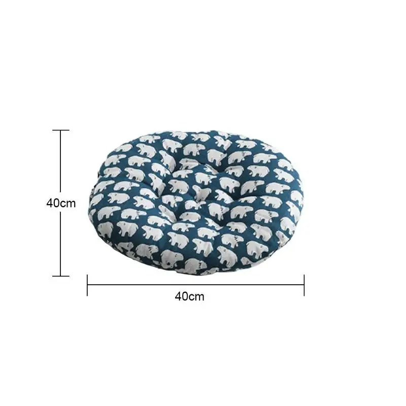 

Printed Thicken Round Chair Cushion Cushions Home Decor Cushion Pillows Chair Throw Floor Pillows Meditation Office Cushion Q7A6