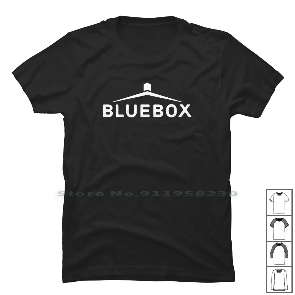 Футболка Bluebox из 100% хлопка со слоганом символа Логана светильник цвета в синей