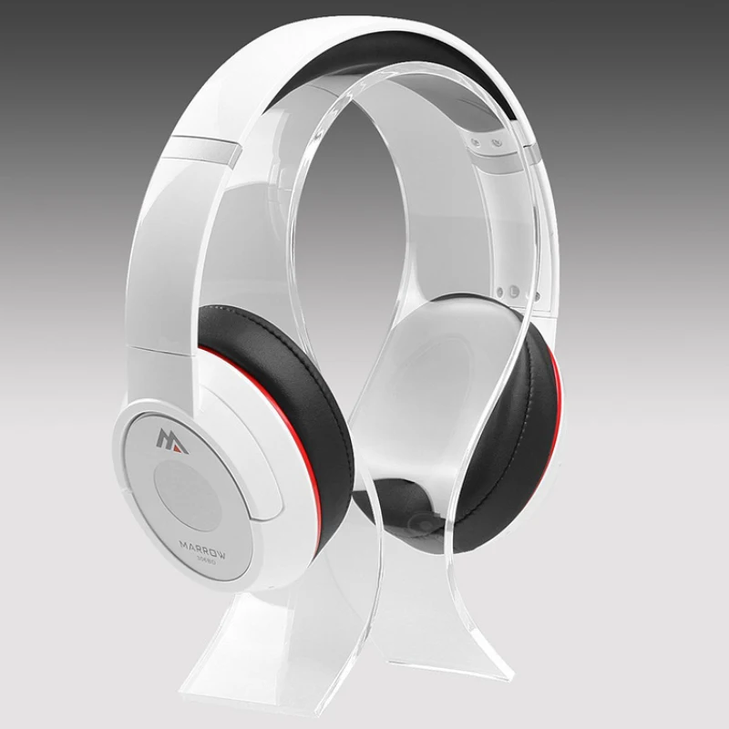 

2021 New Universal Earphone Headset Hanger Holder U-type Headphone Desk Display Stand Acrylic For Earphone Accessories