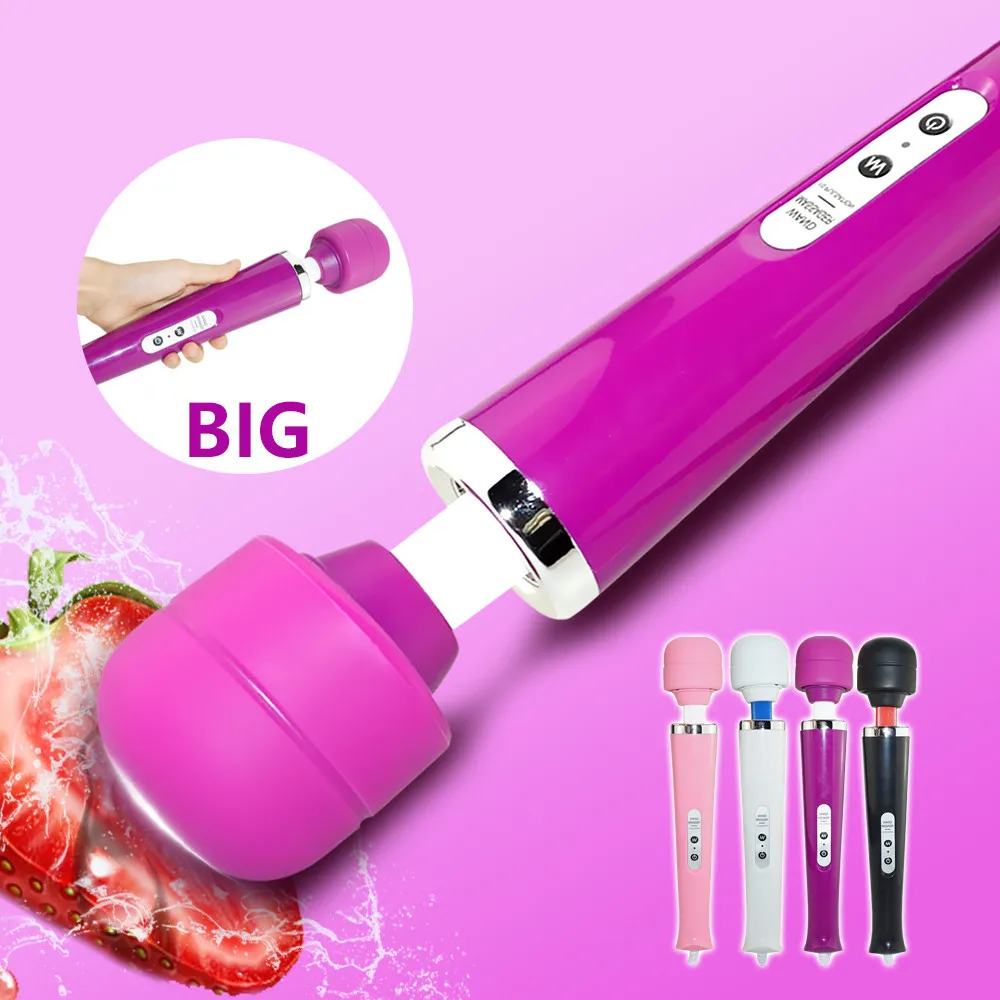 FAAK огромная волшебная палочка Массажная AV вибратор мощный 10 режимов Стимулятор