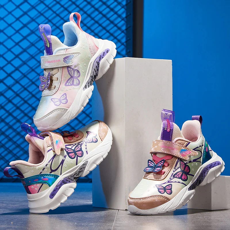 WKPK-zapatos informales para ni&ntilde;os y ni&ntilde;as, zapatillas de cuero antideslizantes, suaves, para las cuatro estaciones-5