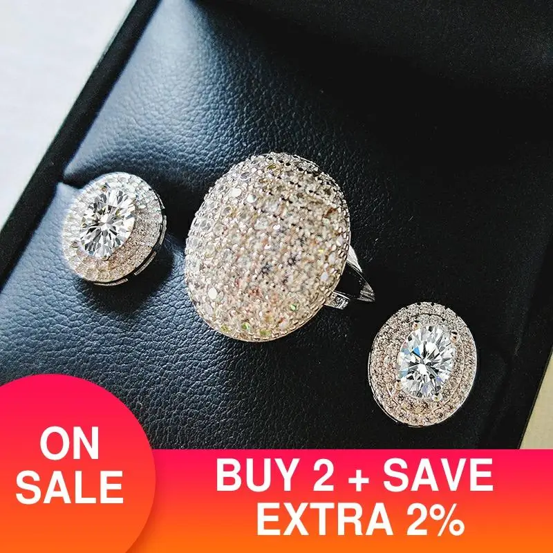 Набор ювелирных изделий из серебра 925 пробы 2 шт. в упаковке | Украшения и