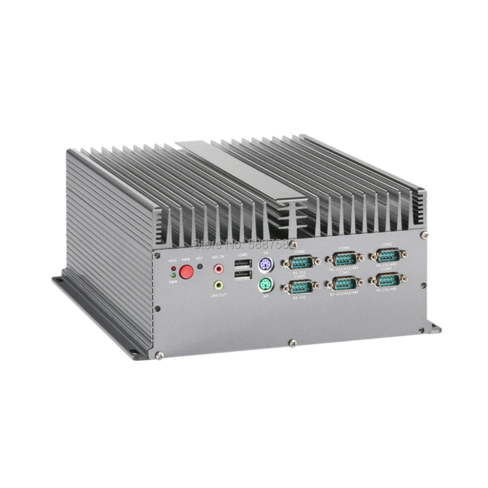 Промышленные IoT Edge Gateway Multi LAN 4RJ45 коробка ПК с сенсорным экраном i7-6700HQ Процессор 1 *