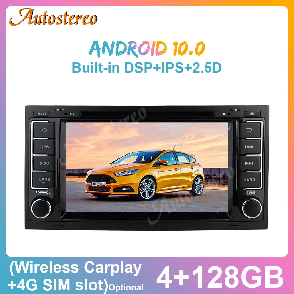 

Автомобильный GPS-навигатор для VW Volkswagen TOUAREG T5 2003-2010 4 + 128 IPS Android 10,0, автомобильное радио, стерео, головное устройство, радио, магнитофон