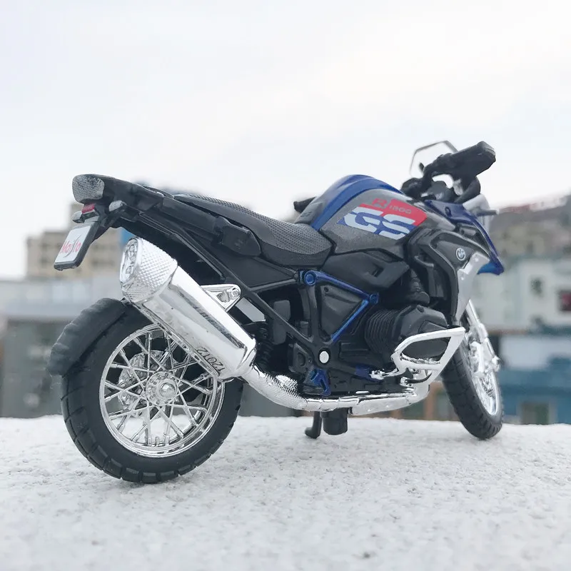 Новинка 1:18 2017 BMW R1200GS Литая модель мотоцикла Maisto реальная короткопоглощающая