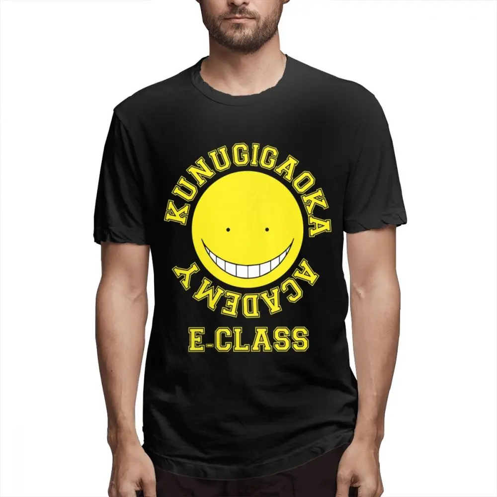 For Male E-class Assassination Classroom T-shirt 3D Print Tee 100% Cotton S-6XL Popular Anime Cartoon Homme Shirt | Мужская одежда