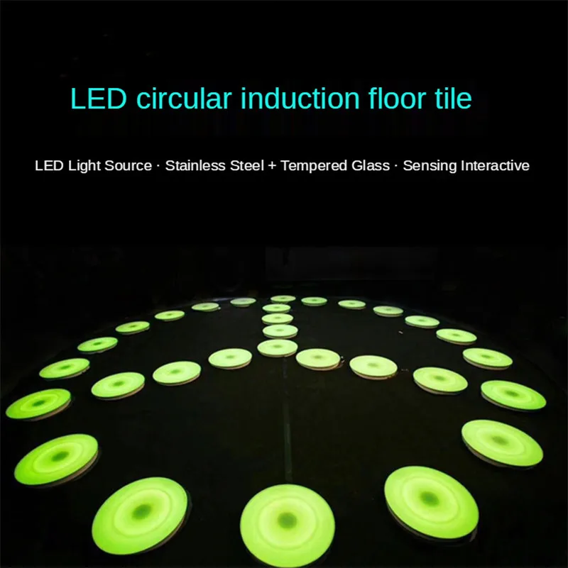 Фонари светодиодная подсветка пол наружный Круглый подземный светильник