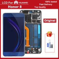 100tested 5 2 ips lcd display for huawei honor 8 lcd touch screen digitizer assemblywith frame global version frd l19 frd l09