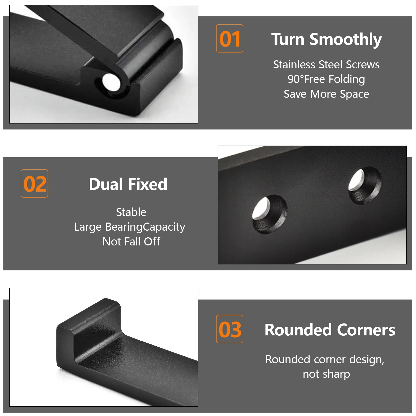 Настенное крепление для пистолета-складные крючки-вешалки с защитой от царапин и